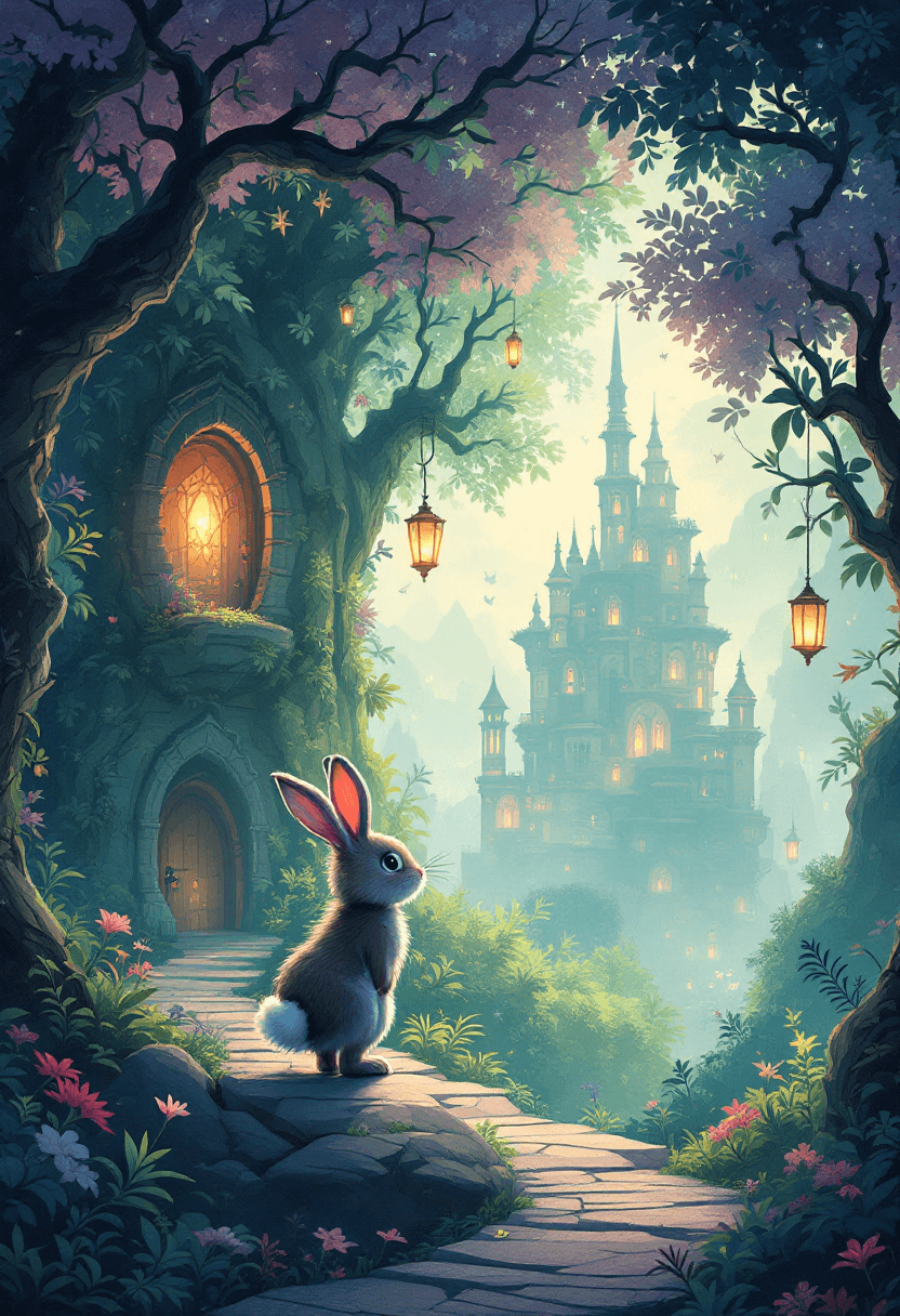 Cover of A little bunny is finding new friends
